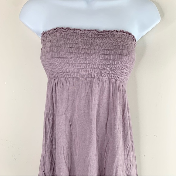 Aritzia Community Tube Top Strapless smocked bodice y2k 2000s Purple Size XXS - Picture 8 of 16